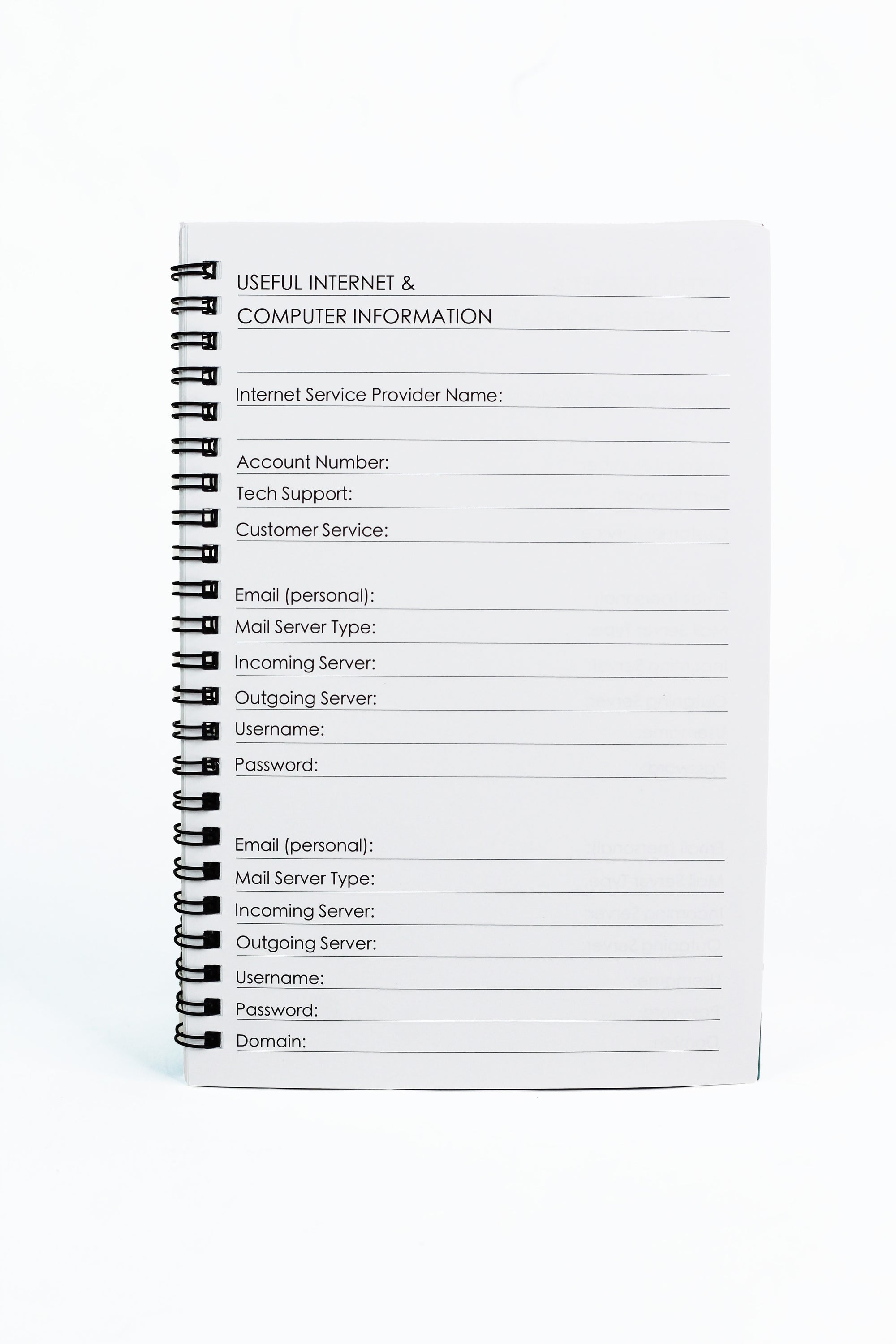 "What the F" Password Notebook