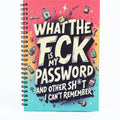 "What the F" Password Notebook
