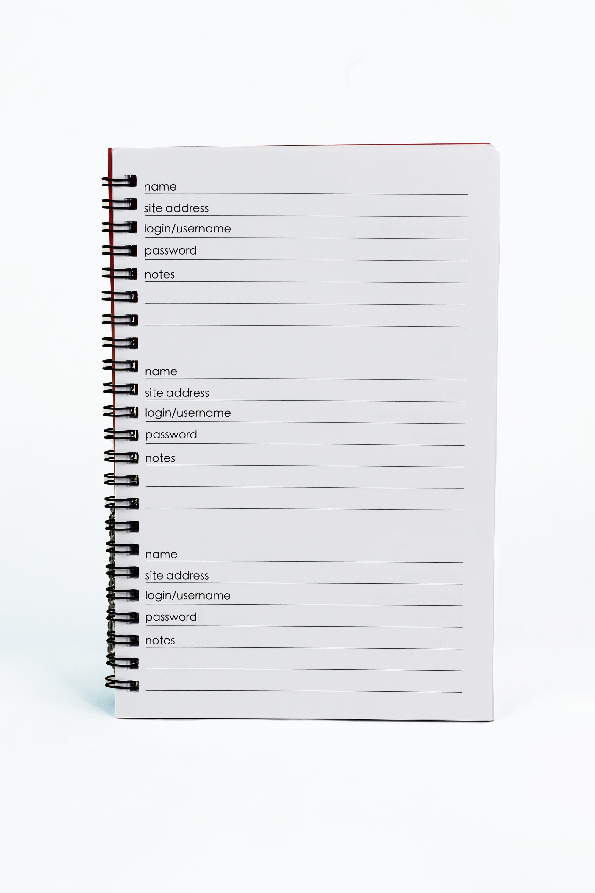 "What the F" Password Notebook