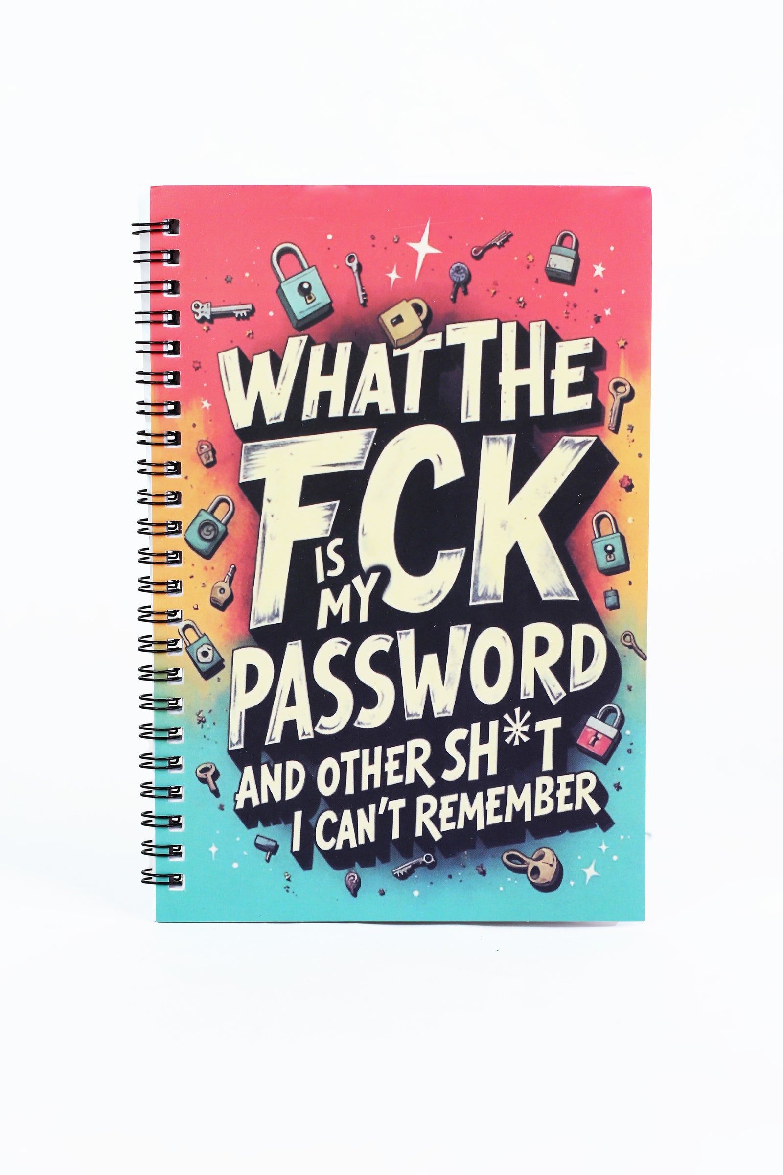 "What the F" Password Notebook