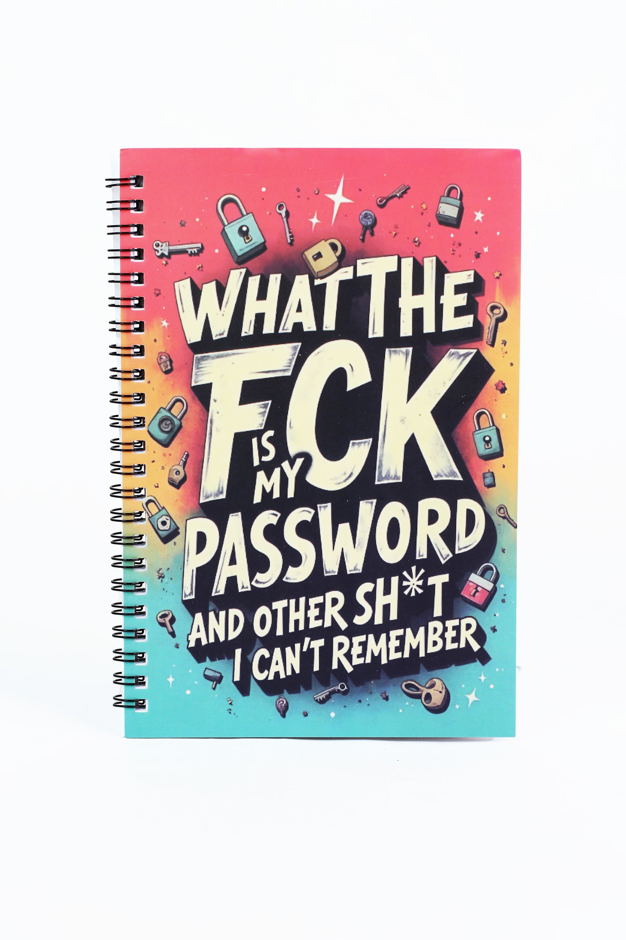 "What the F" Password Notebook