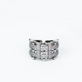 Weaved Pave Ring