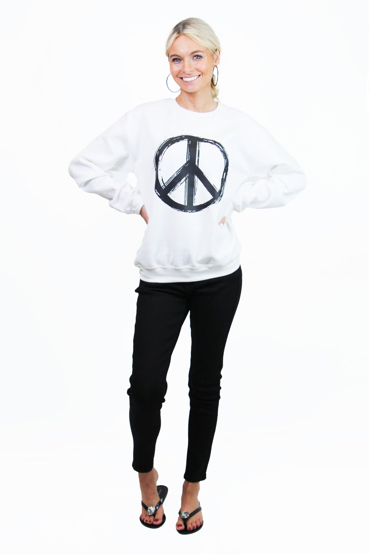 Peace Symbol Sweatshirt