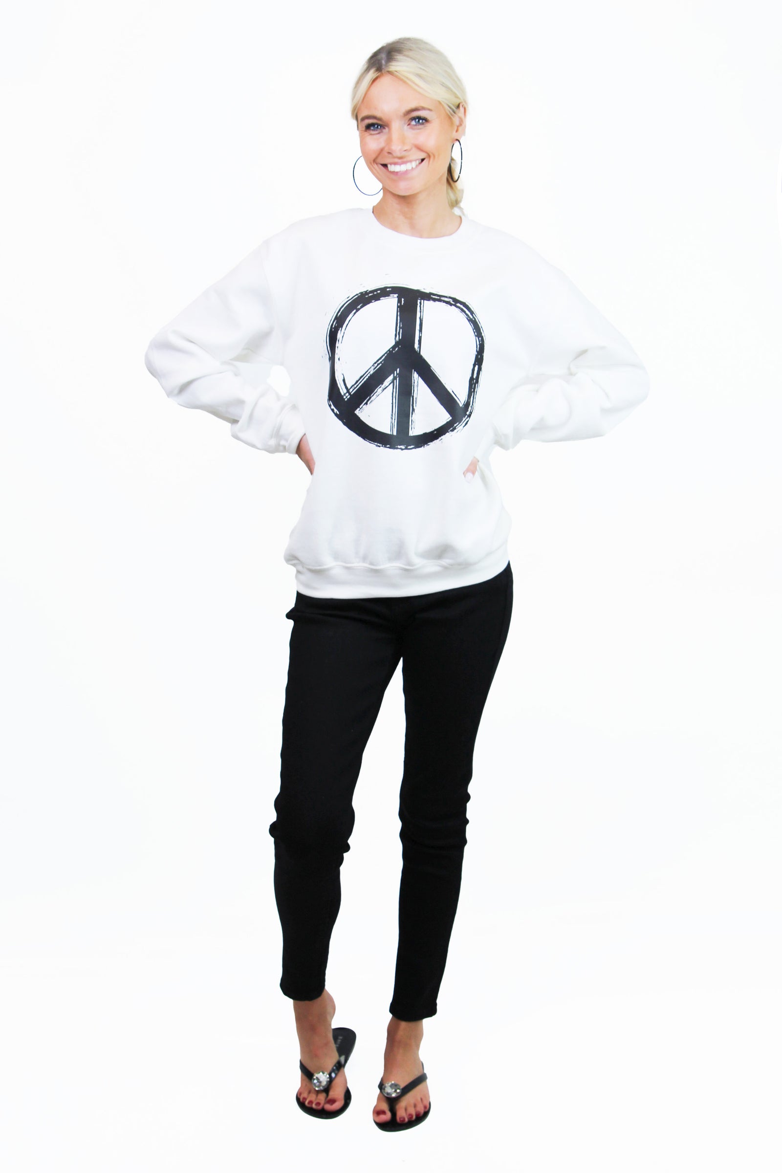 Peace Symbol Sweatshirt