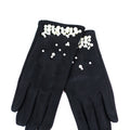 Pearl Accent Stretch Gloves