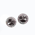 Medium Stone with Trim Stud