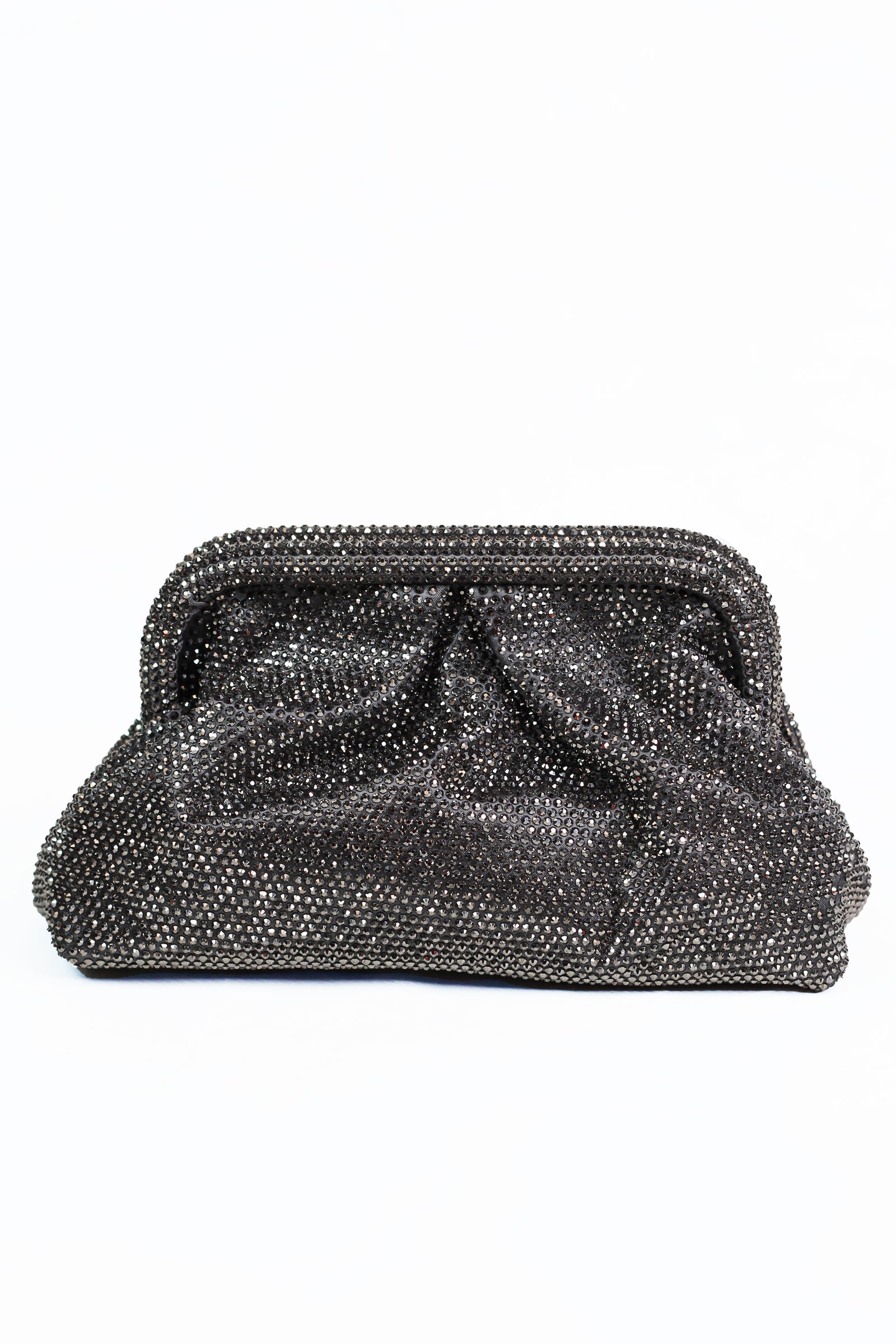 No Handle All Over Rhinestone Clutch