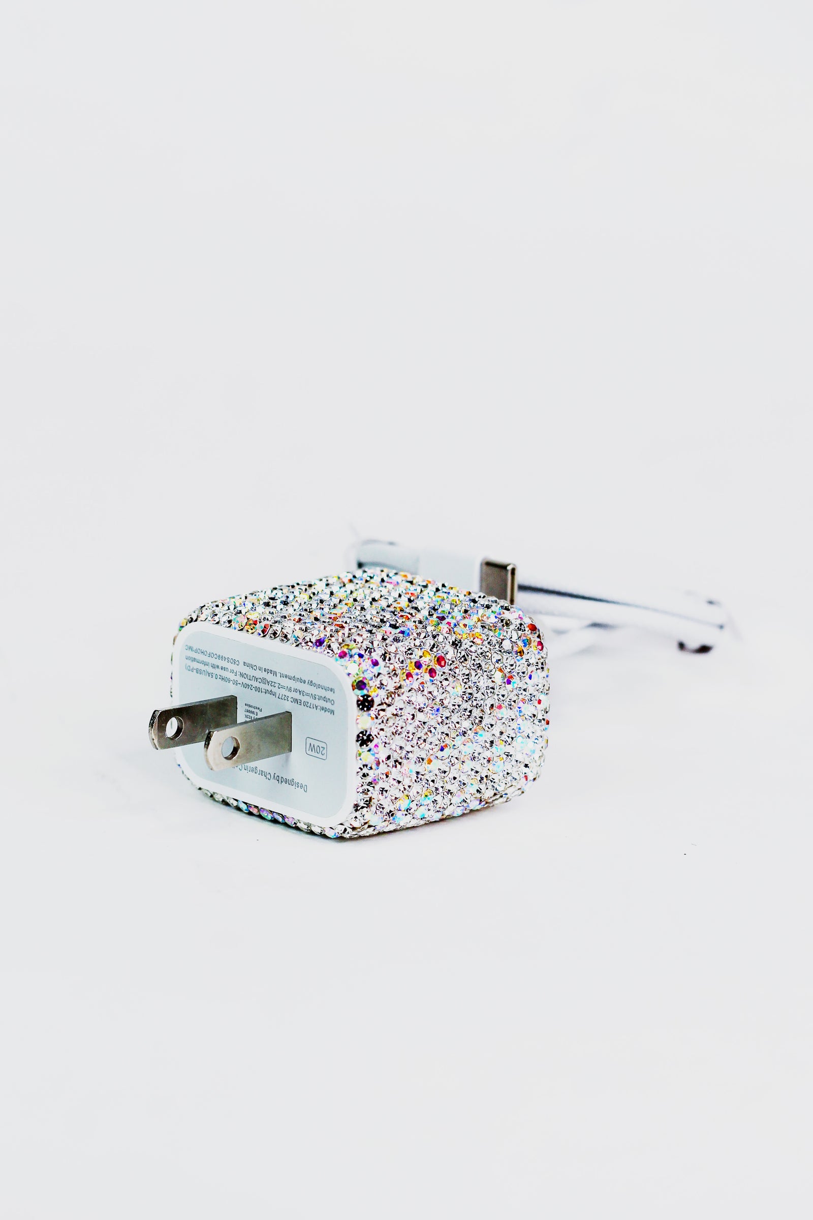 All Rhinestone Plug Phone Charger