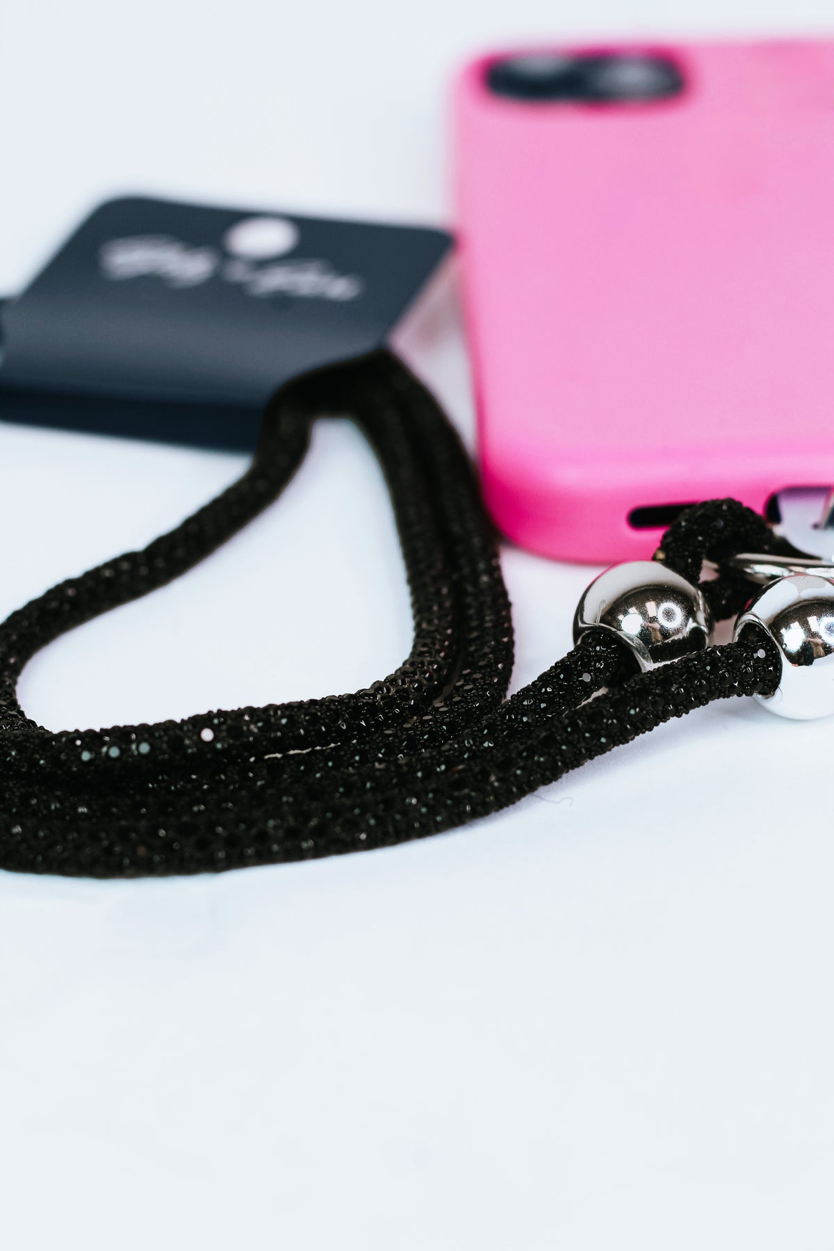 Rhinestone Rope Cell Phone Holder
