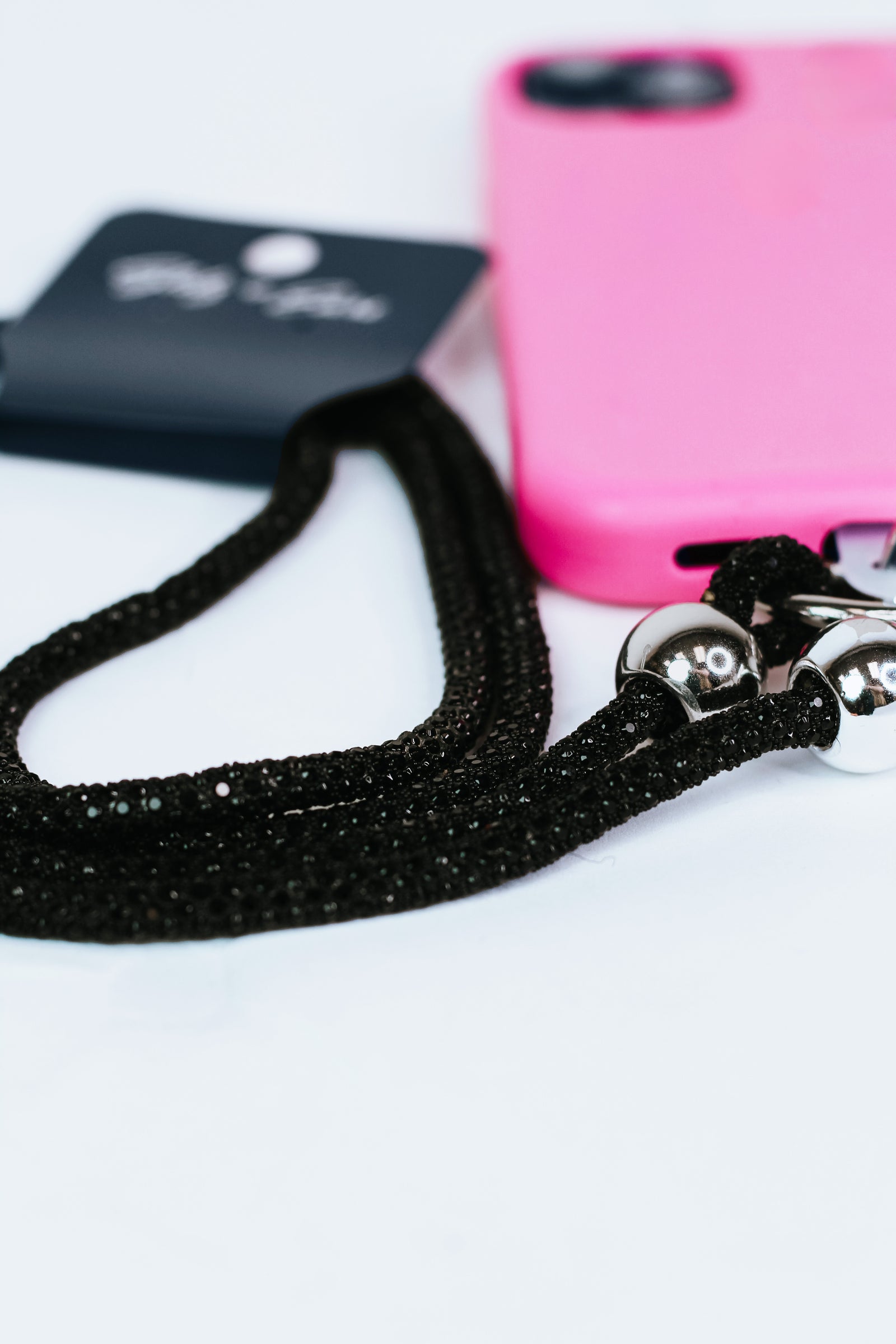 Rhinestone Rope Cell Phone Holder