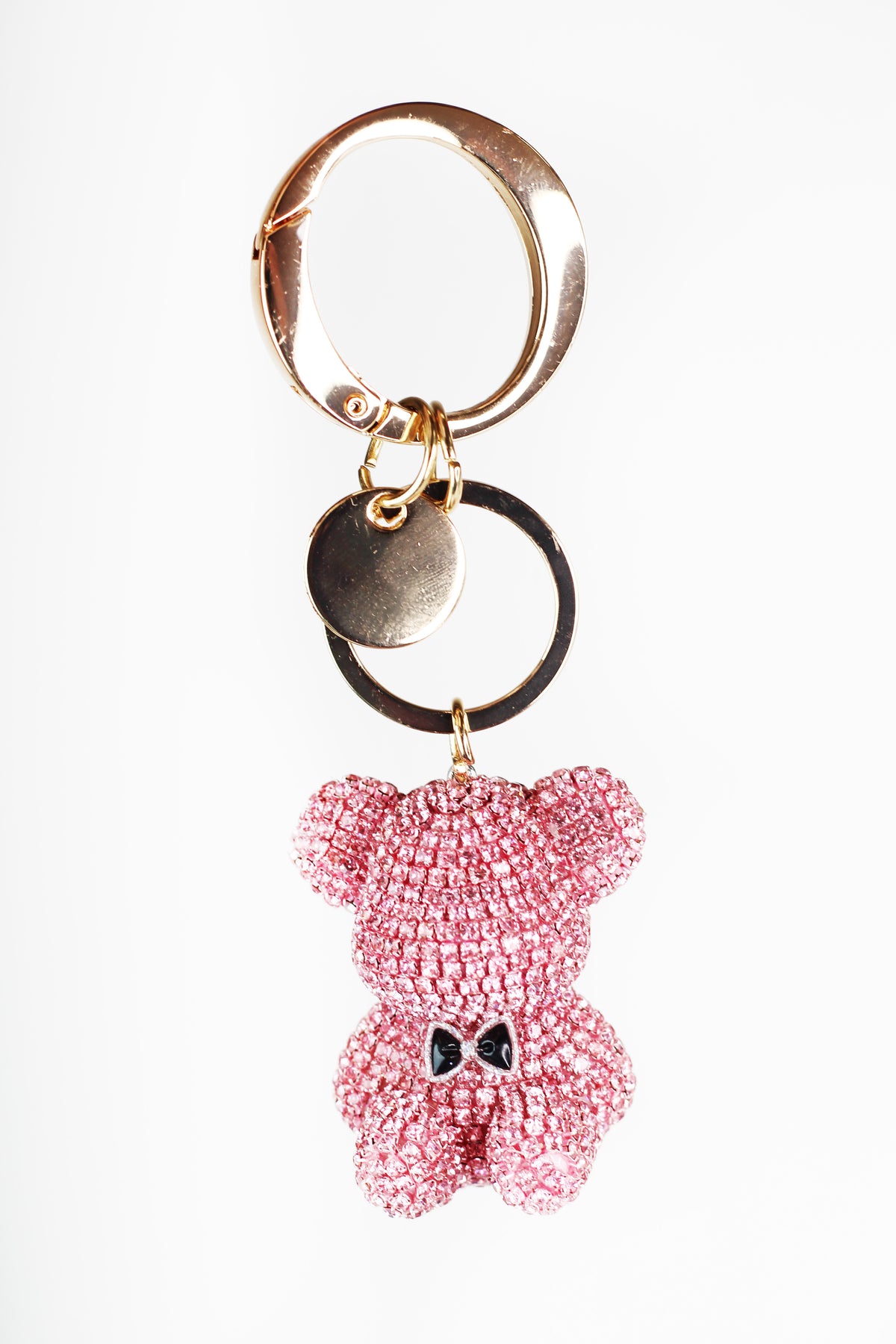 Rhinestone Teddy Bear Keychain - Glitz &amp; Ears Boutique