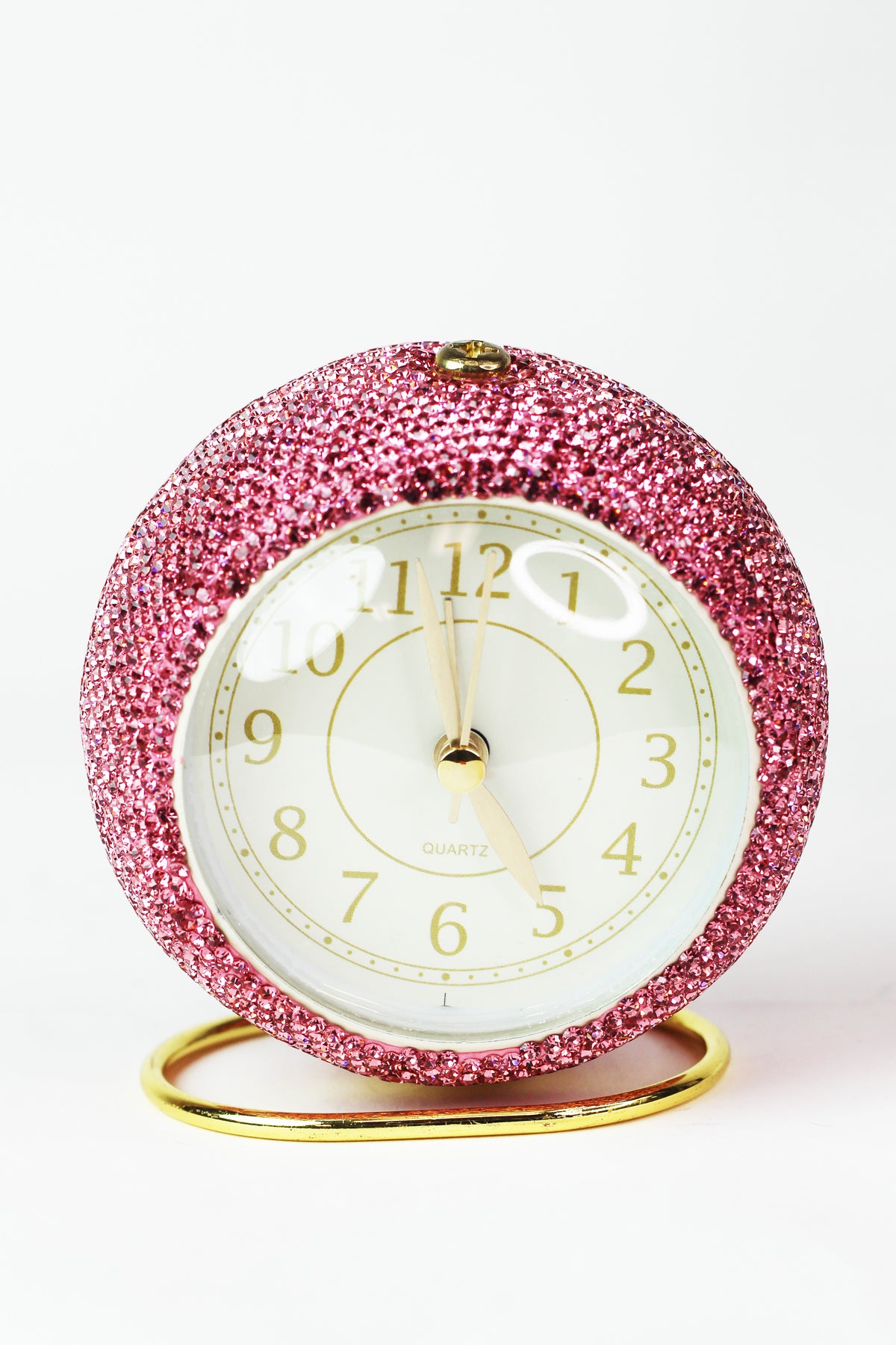 Rhinestone Analog Alarm Clock