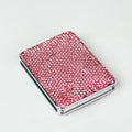 Rhinestone Rectangle Mirror Compact