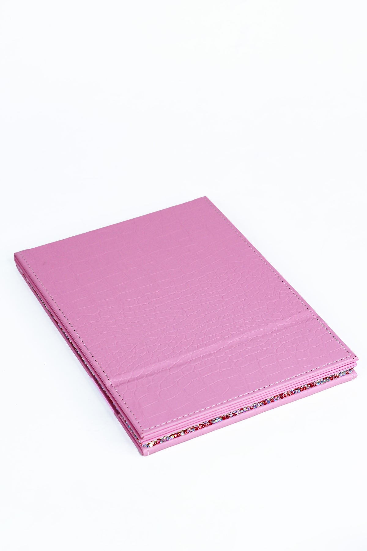 Two Tone Rhinestone Trim Large Mirror