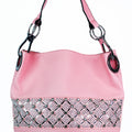 One Handle Baguette Strip Purse - Glitz & Ears Boutique
