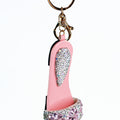 Three Teardrop Flowers Sandal Key Chain