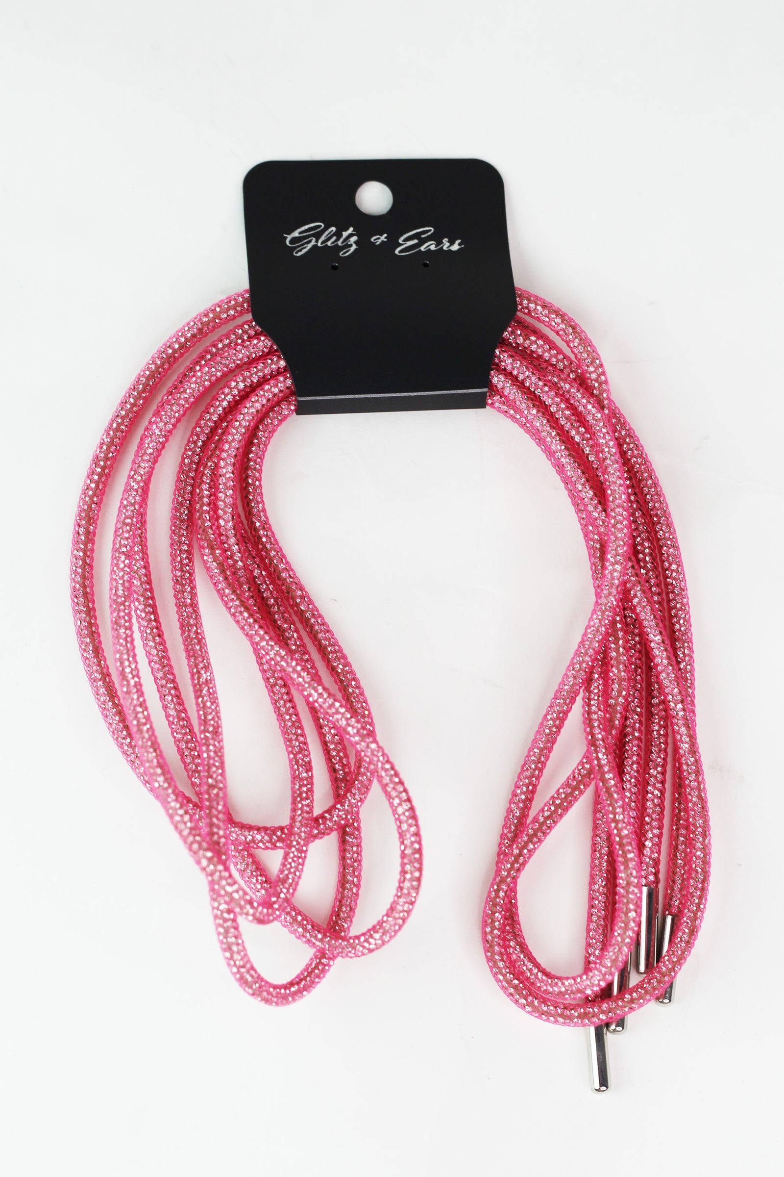 Rhinestone Shoe Laces Inside Casing