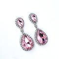 Teardrop Rhinestone Trim Earring - Glitz & Ears Boutique