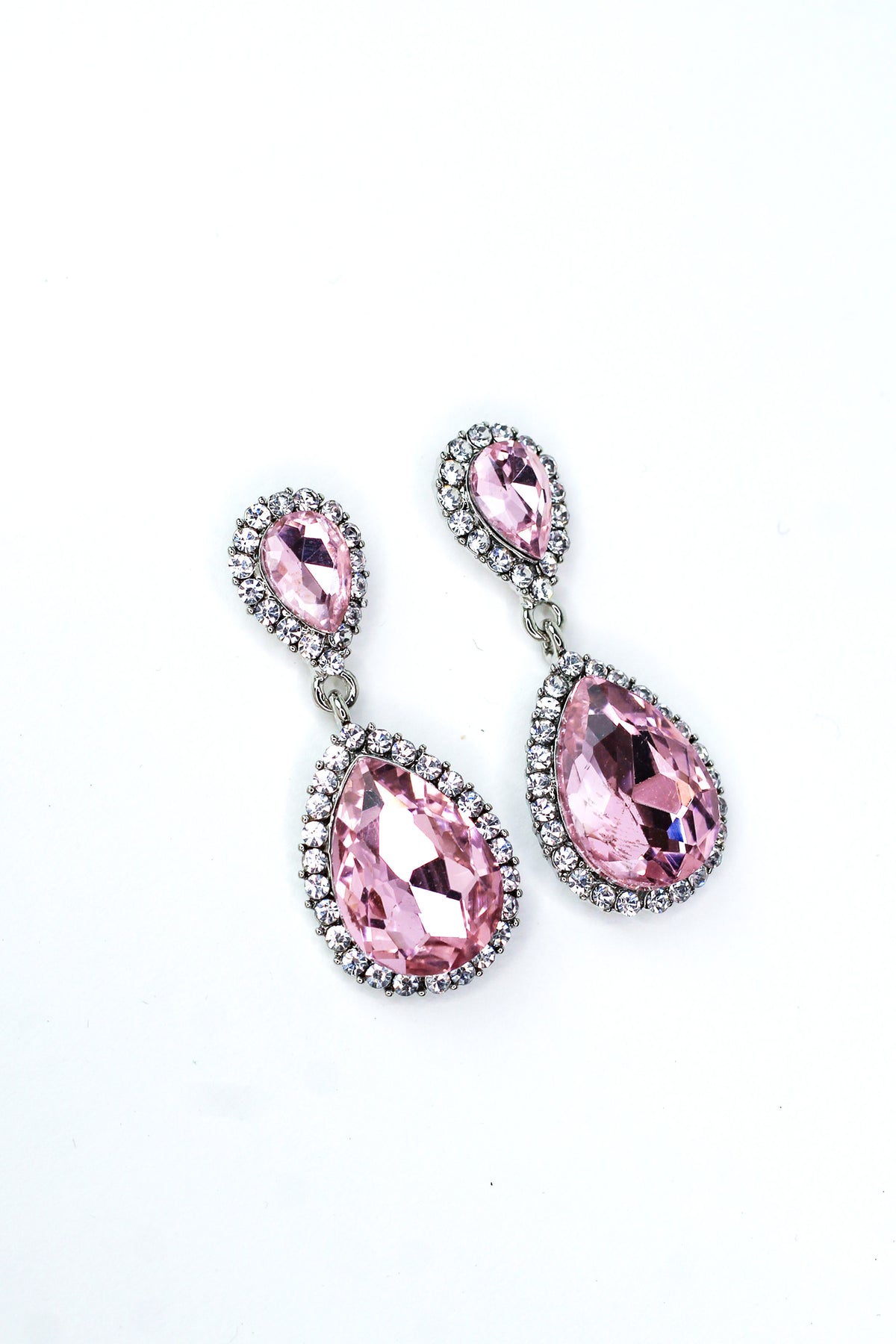 Teardrop Rhinestone Trim Earring - Glitz & Ears Boutique
