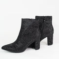 Pointed Toe Style Rhinestone Bootie
