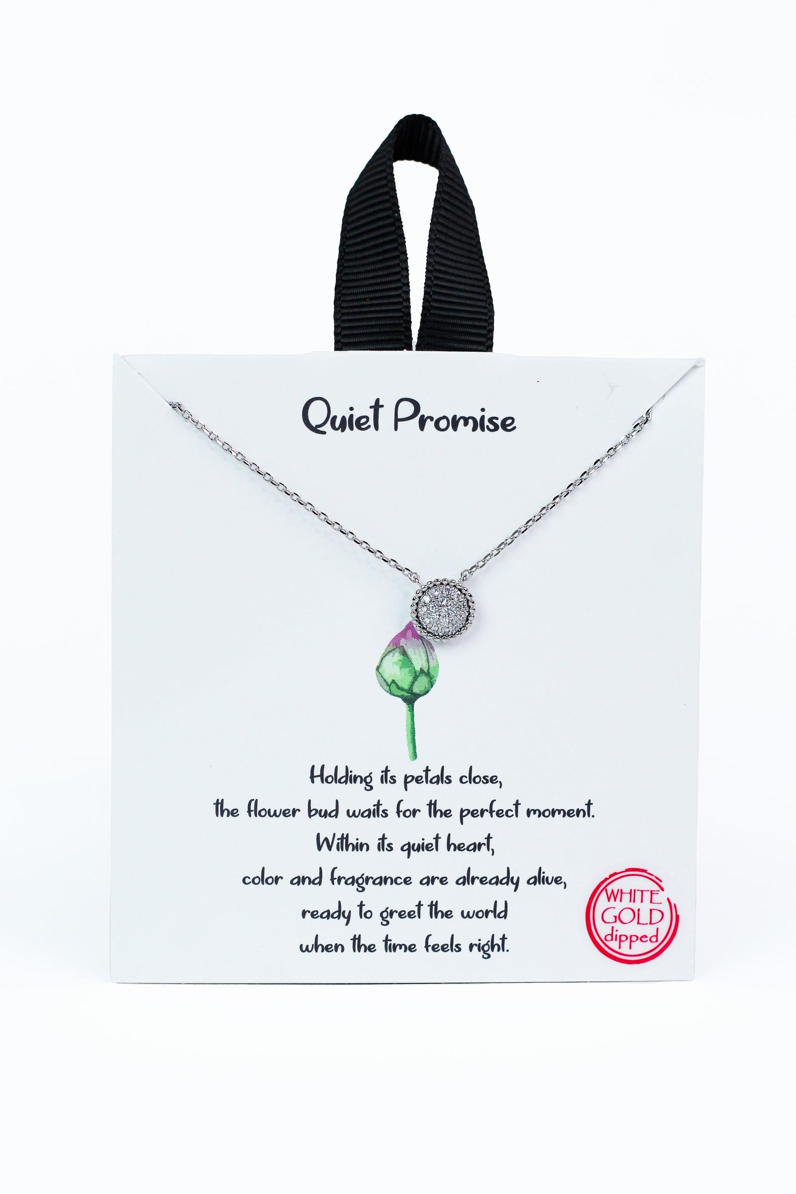 Enclosed Rhinestone Circle w/ Beveled Silver Trim