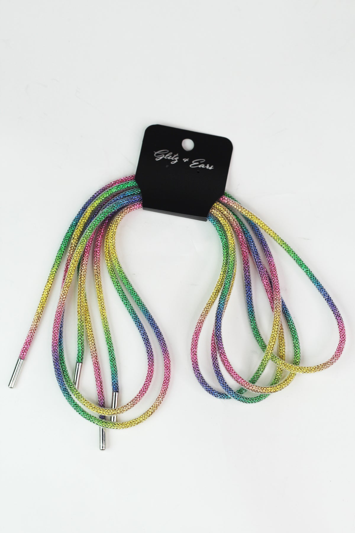 Rhinestone Shoe Laces Inside Casing