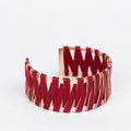 Weaved Open Ended Cuff Bracelet