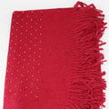 Soft Woven Rhinestone Scarf