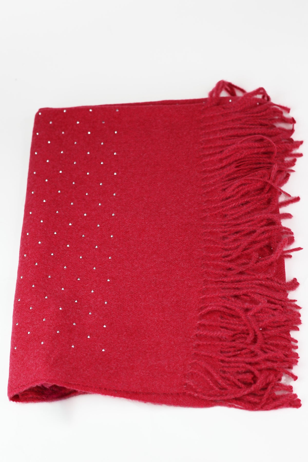 Soft Woven Rhinestone Scarf
