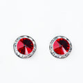 Small Stone with Stone Trim Stud