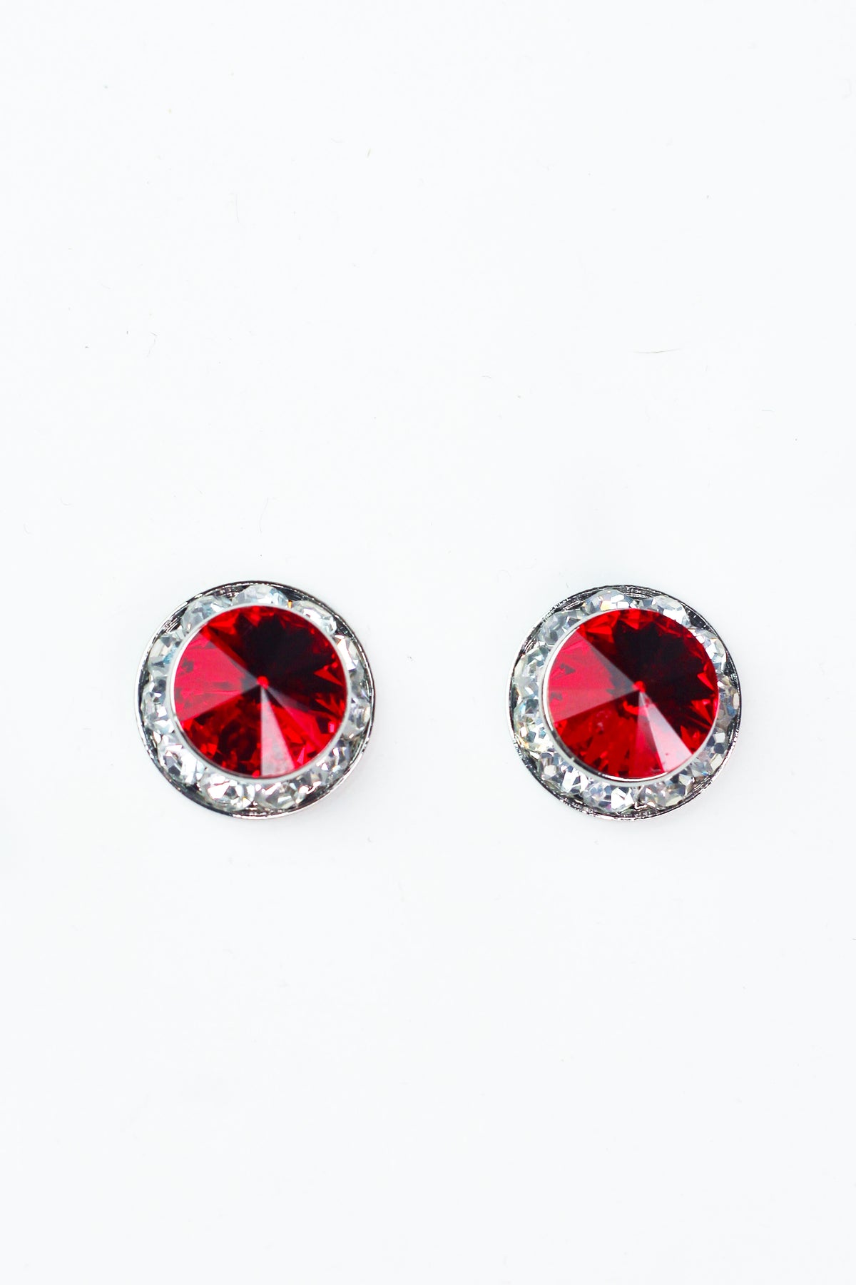 Small Stone with Stone Trim Stud