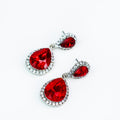 Teardrop Rhinestone Trim Earring - Glitz & Ears Boutique