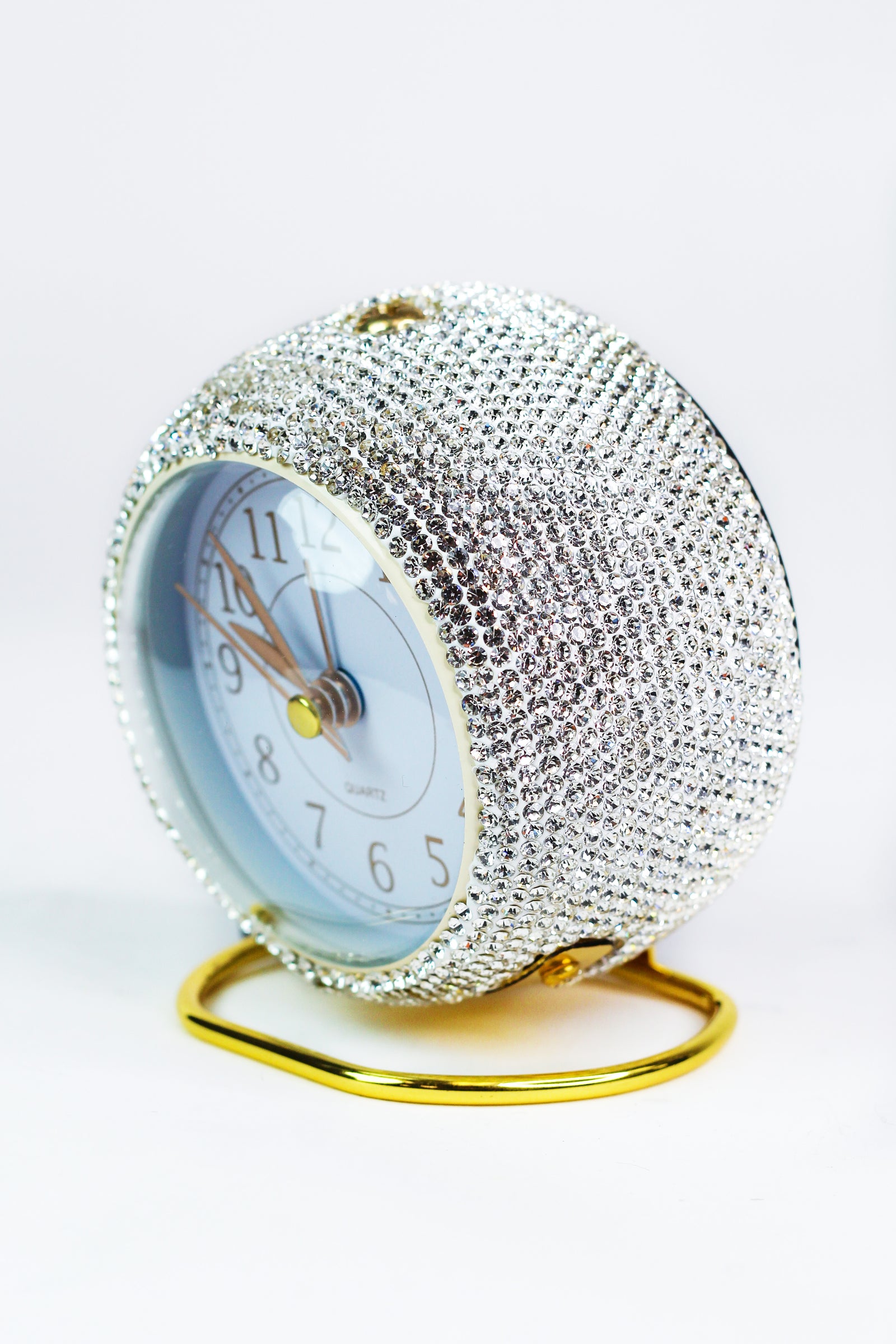 Rhinestone Analog Alarm Clock