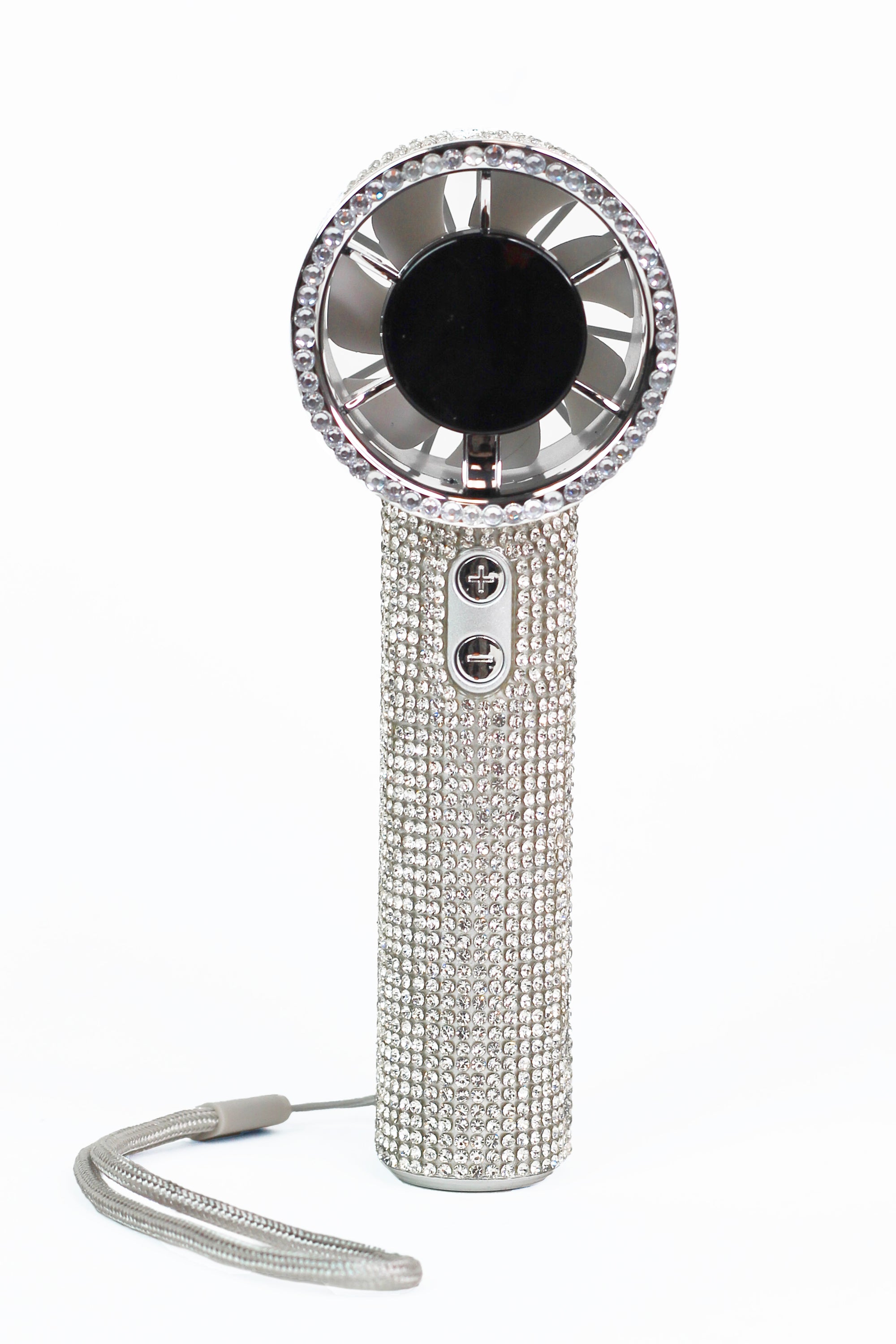High Speed Portable Full Rhinestone Fan
