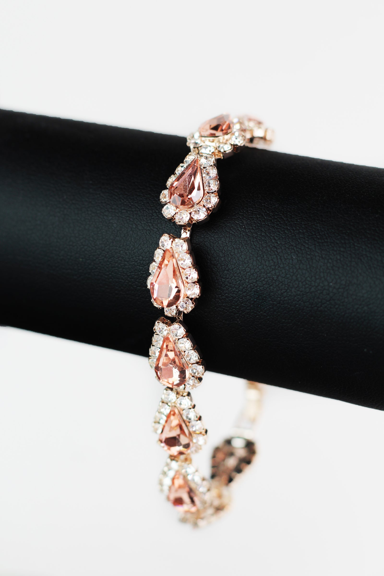 Teardrop Rhinestone Trim Tennis Bracelet - Glitz & Ears Boutique