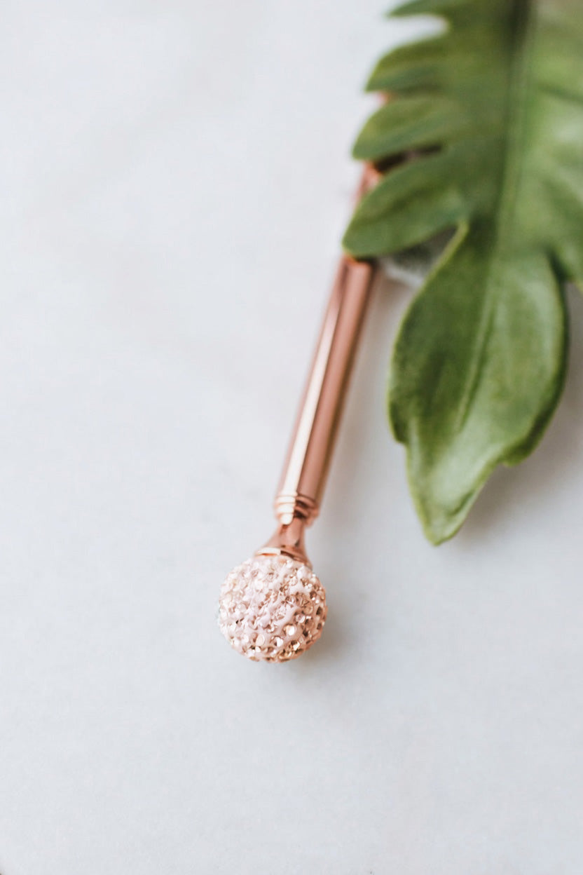 Rhinestone 3D Ball Top Pen - Glitz & Ears Boutique