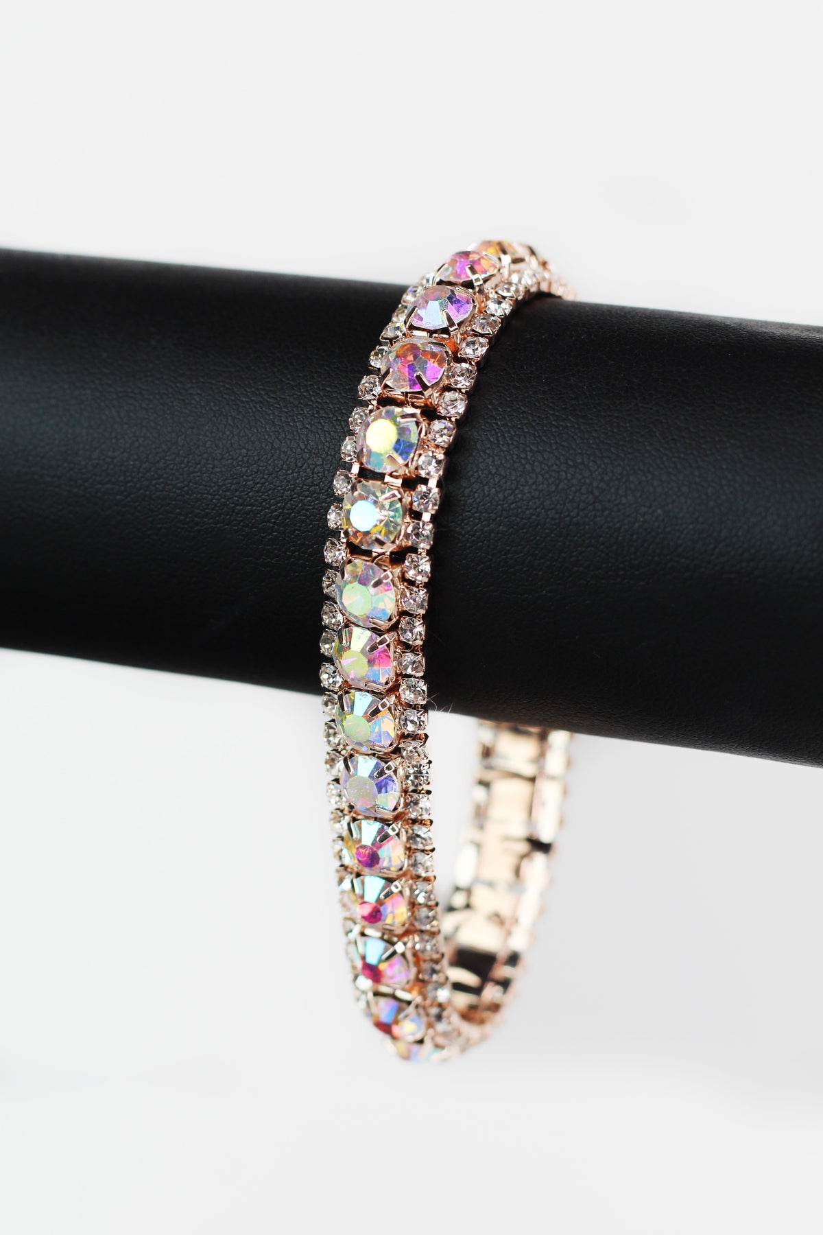 Circle Center Rhinestone Trim Tennis