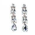 Two Row Almond Drop Earring
