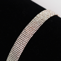 7 Row Rhinestone Tennis Bracelet