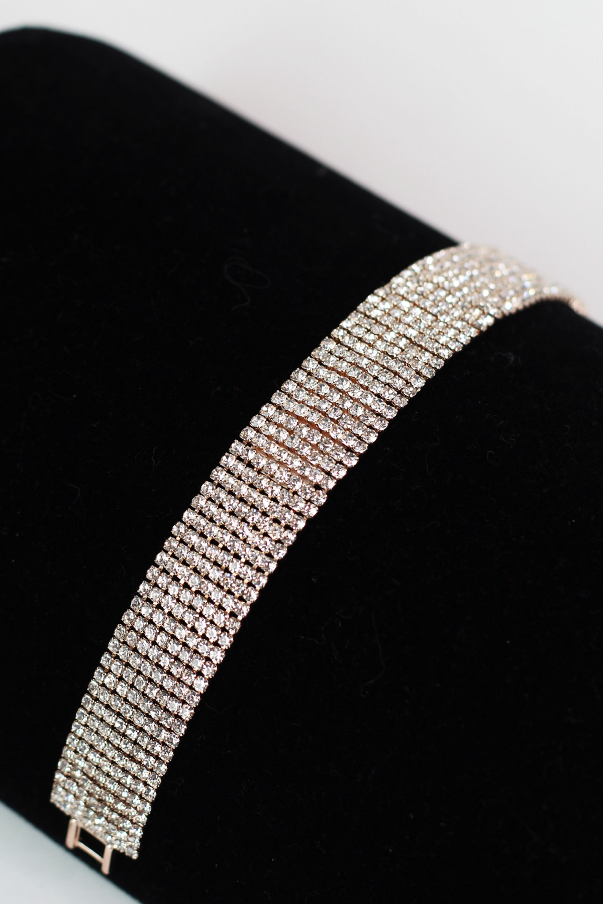7 Row Rhinestone Tennis Bracelet