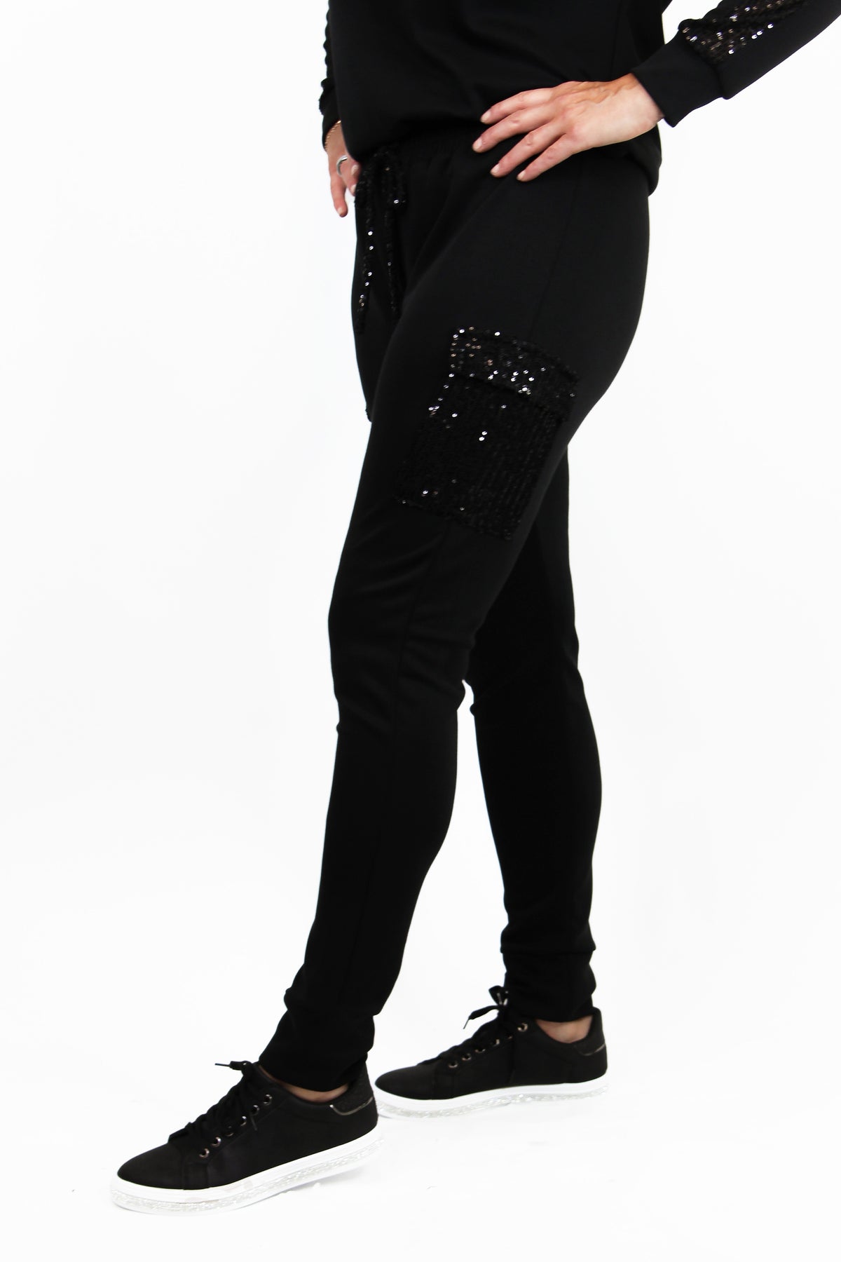 Scuba Sequin Cargo Pocket Jogger