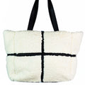 Sherpa Contrast Tote w/ Dual Handle