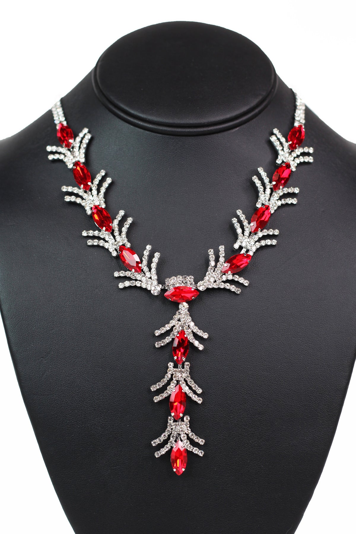 Short Arch Bars Almond Stone Y Necklace - Glitz &amp; Ears Boutique