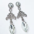 Swirl Cluster Almond Stone Dangle Earring - Glitz & Ears Boutique