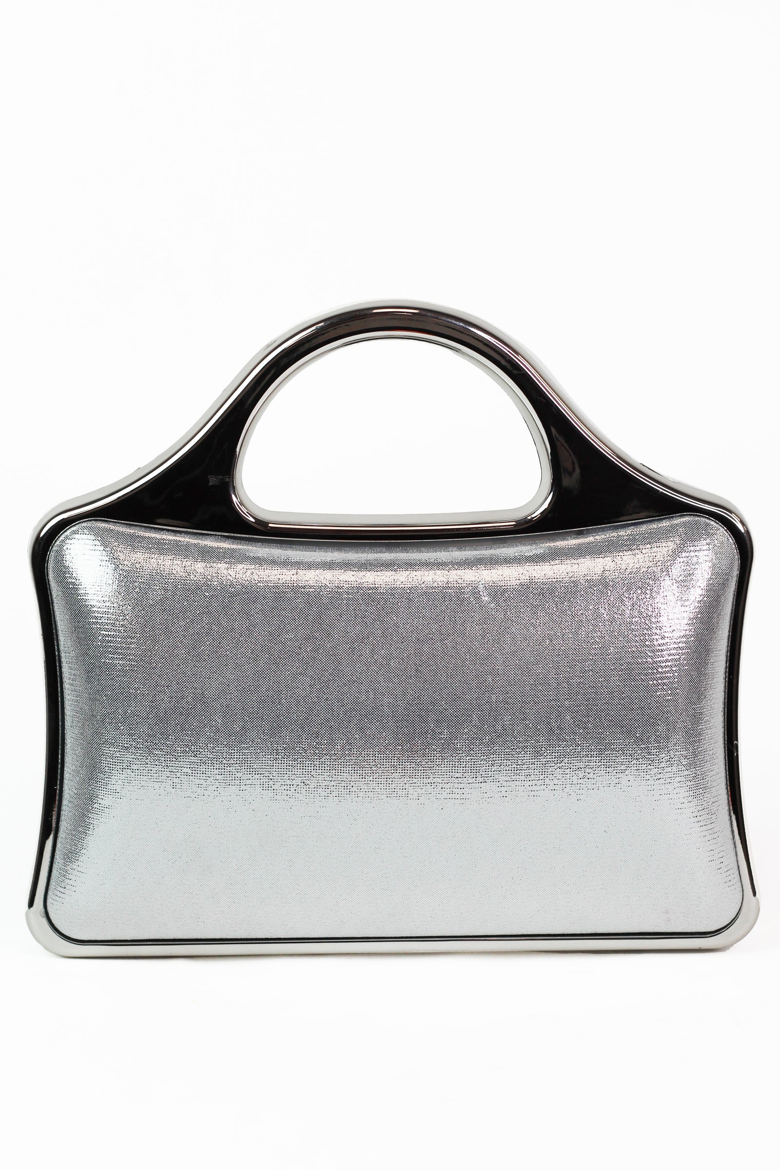 Multi Shape Rhinestone Clutch w/ Fringe Bottom