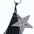 Star Stone Purse Charm with Tassel
