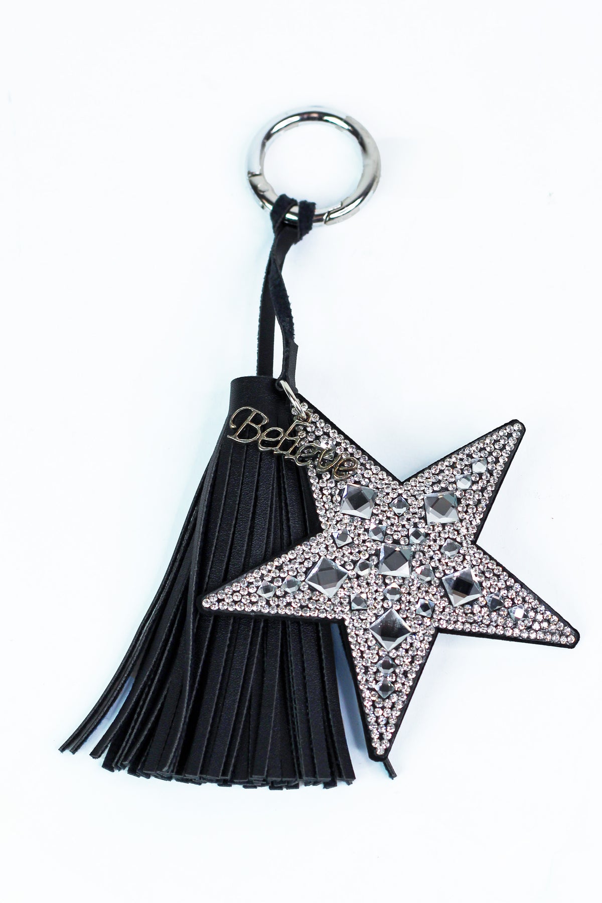 Star Stone Purse Charm with Tassel