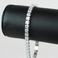 All Square Rhinestone Tennis Bracelet