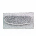 All Over Rhinestone Front Flap Clutch