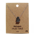 Michigan Glove Necklace